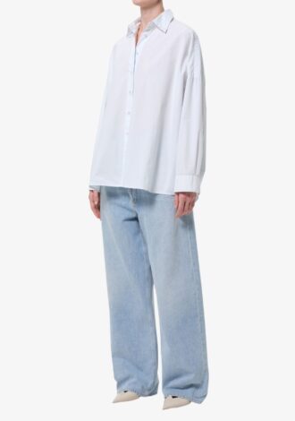 Roux Balloon Shirt In Hail