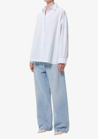 Roux Balloon Shirt In Hail