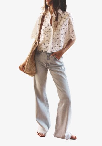The Deco Eyelet Top