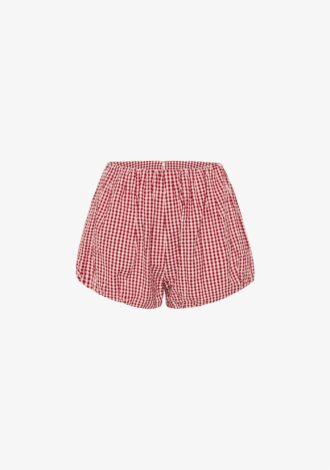 Aurelia Shorts Red Gingham