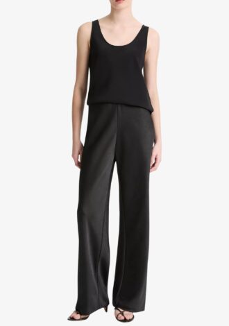 Fluid Satin Bias Pant