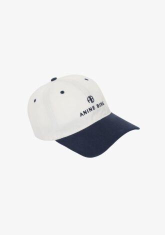 Jeremy Baseball Cap Ivory Navy