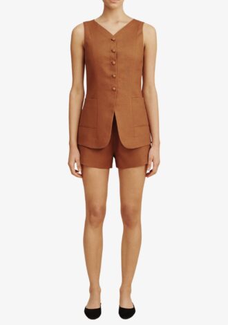 Lorenzo High Neck Vest