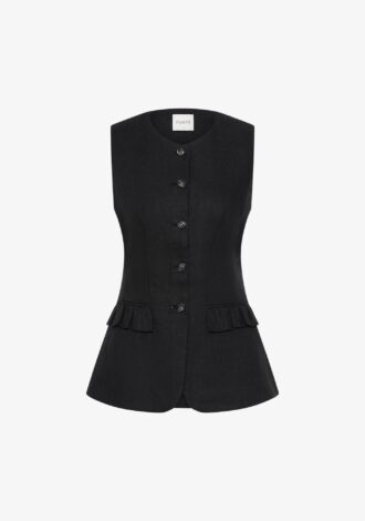 Matilda Gilet Black