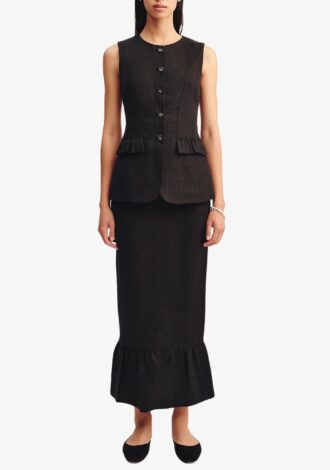 Matilda Gilet Black