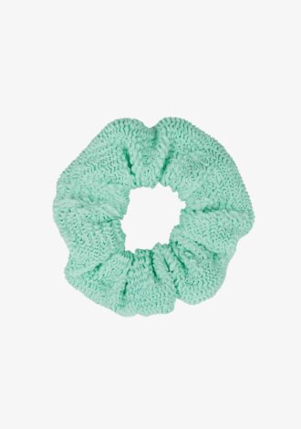 Scrunchie Metallic Mint