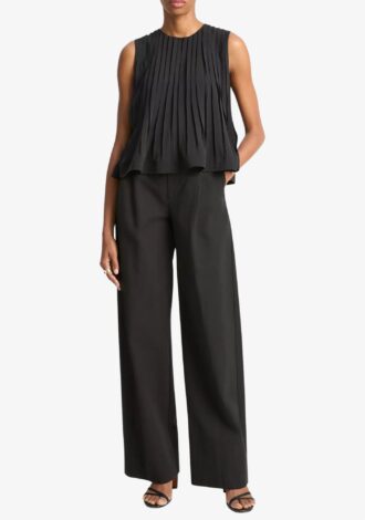 Pleated A-Line Top