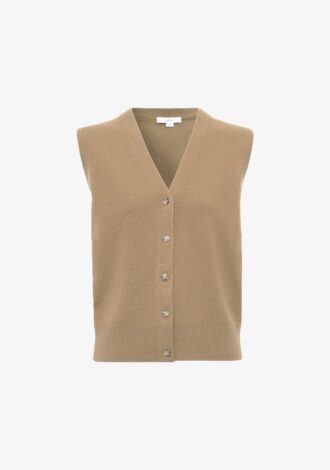 Shrunken Button Vest