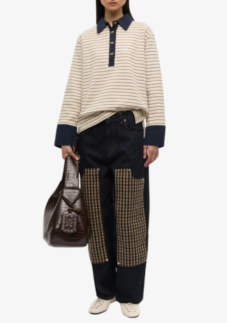 Striped Cotton Polo