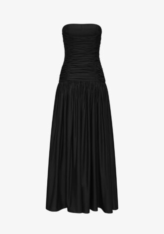Strapless Drop Waist Dress