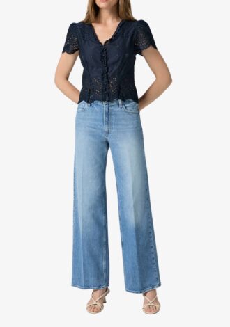 Anessa 31 Inch Wide Leg Jean In Ferrera