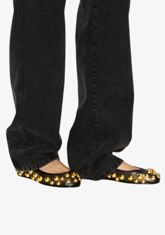 Belna Studded Ballet Flats
