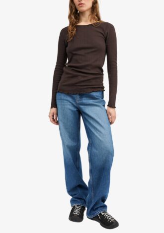 Edie Blouse Dark Brown