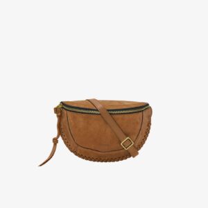 Skano Suede Bag Cognac