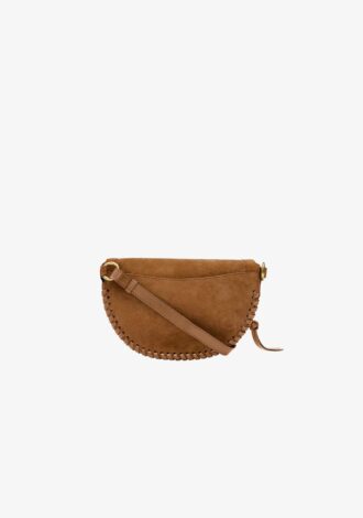 Skano Suede Bag Cognac