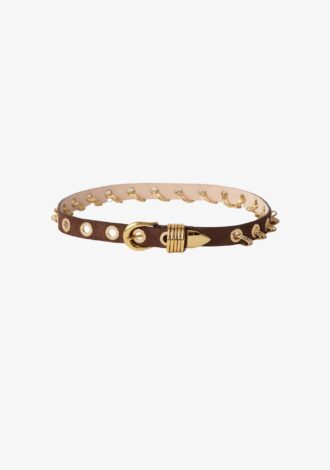 Revenge Suede Chocolate & Gold
