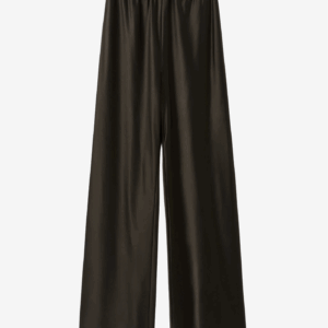 Bias Satin Pants Chocolate - L