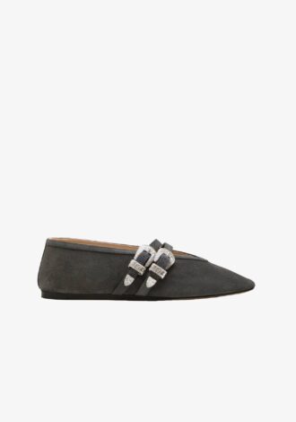 Ballet Claudia Suede Slipper Pepe
