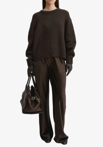 Cru Crewneck Sweater Chocolate