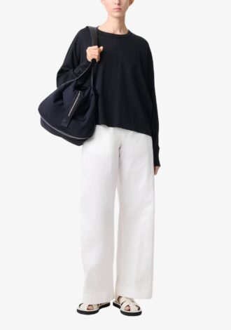 Loop Long Sleeve T-Shirt Black