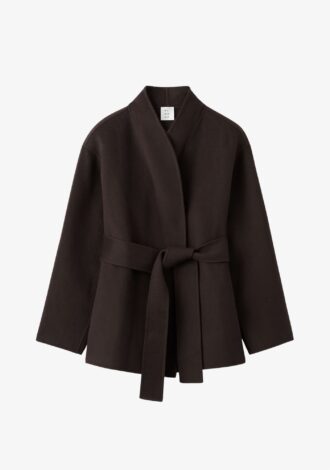 Noorie Doublé Coat Chocolate