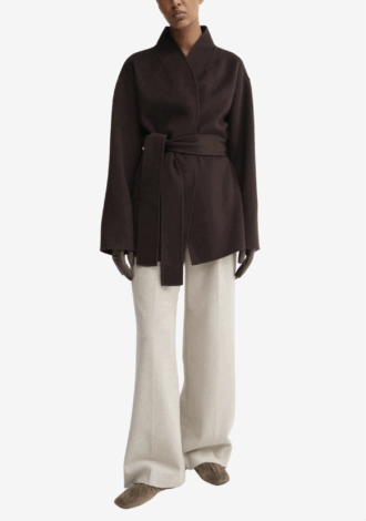 Noorie Doublé Coat Chocolate