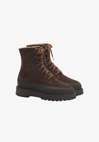 Dolomite Suede Shearling Boot