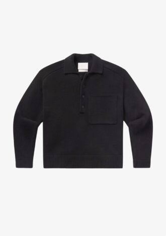 Agatha Rugby Sweater In Black