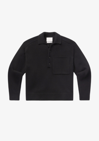 Agatha Rugby Sweater In Black