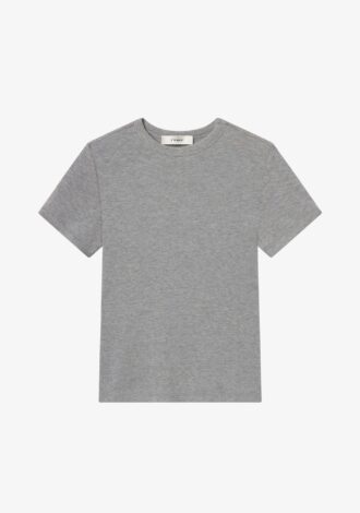 The Rib Baby Tee Heather Grey