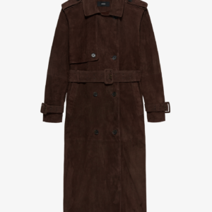 Benedict Suede Trench Coat - 8