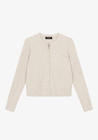 Cropped Cashmere Cardigan