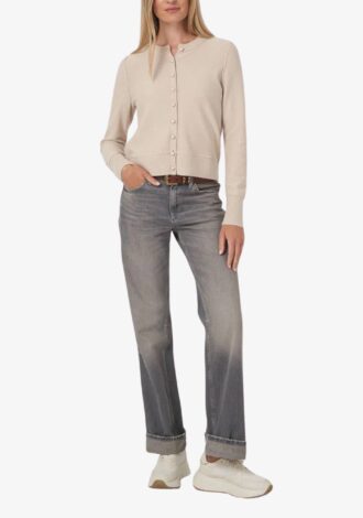 Cropped Cashmere Cardigan