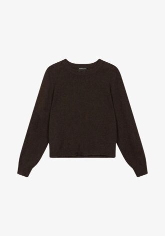 Cashmere Cropped Round Neck Sweater