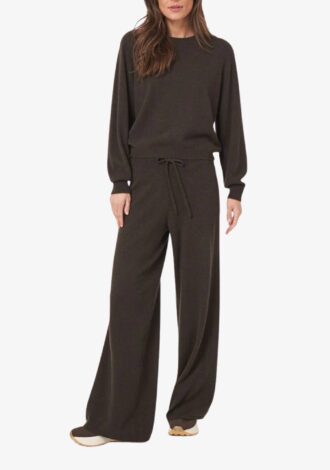 Cashmere Cropped Round Neck Sweater