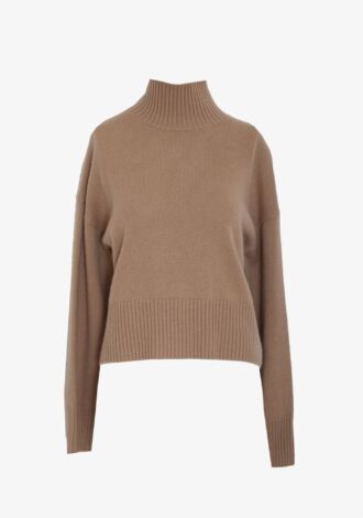 Chunky Carmen Funnel Neck Jumper