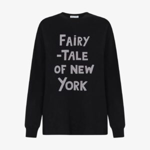 Fairytale Of New York Glitter Long Sleeve T-shirt - XS