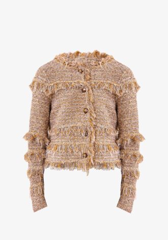 Gita Knit Tweed Jacket – M