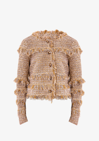 Gita Knit Tweed Jacket – M