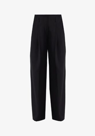 High-Waist Pleated Trouser