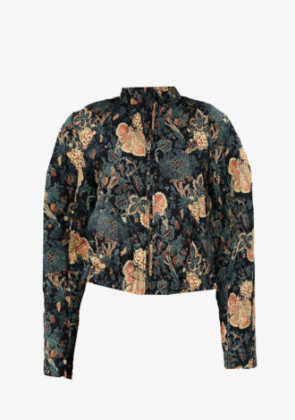 Lavinia Silk Quilted Bomber Jacket