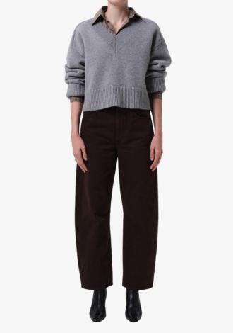 Miro Relaxed Jean in Carob