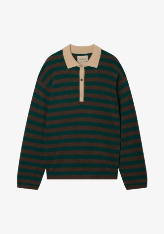 Stripe Knit Rugby Shirt