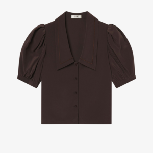 The Sailor Blouse In Coffee - XS