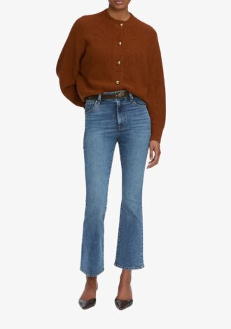 The Femme Cardigan In Rust