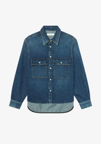 The Long Sleeve Hi-Low Shirt In Wander