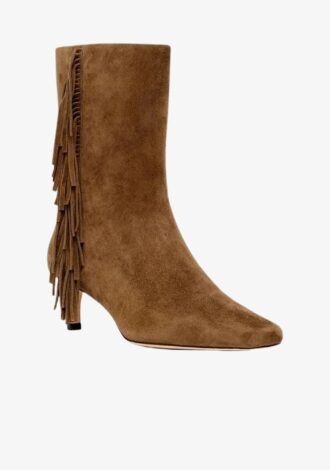 Aya Suede Mid Calf Boots