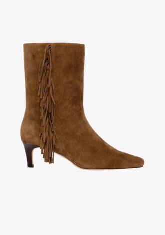 Aya Suede Mid Calf Boots