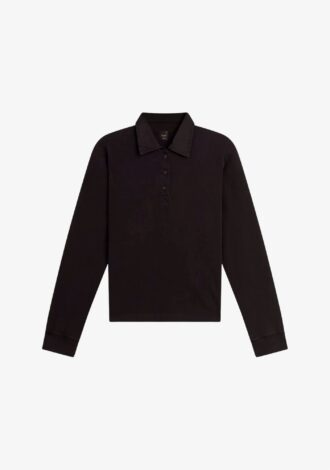 Margo Long Sleeve Polo Chocolate