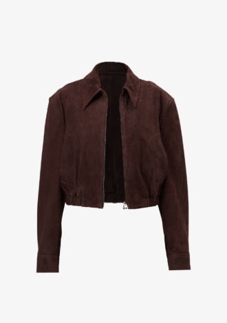 Nahla Suede Jacket In Root